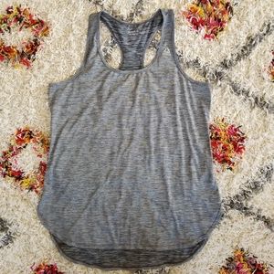 Reebok Women's XL Racerback Gray Heathered Tank